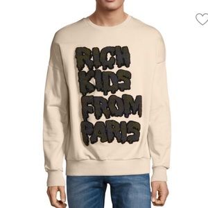 ELEVEN PARIS
Rich Kids From Paris Cotton Sweatshirt